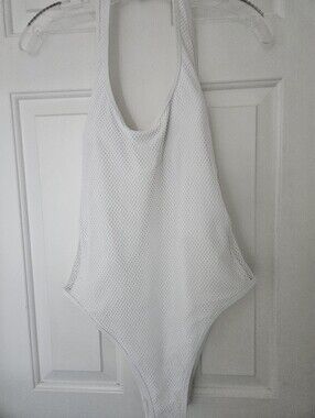 White Mesh Womens One-Piece Swimsuit - Victoria Secrets